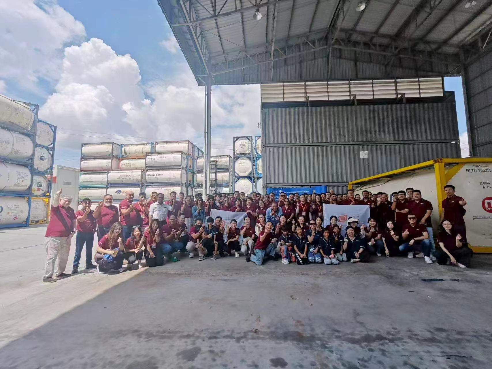 Tank yard visiting in Thailand